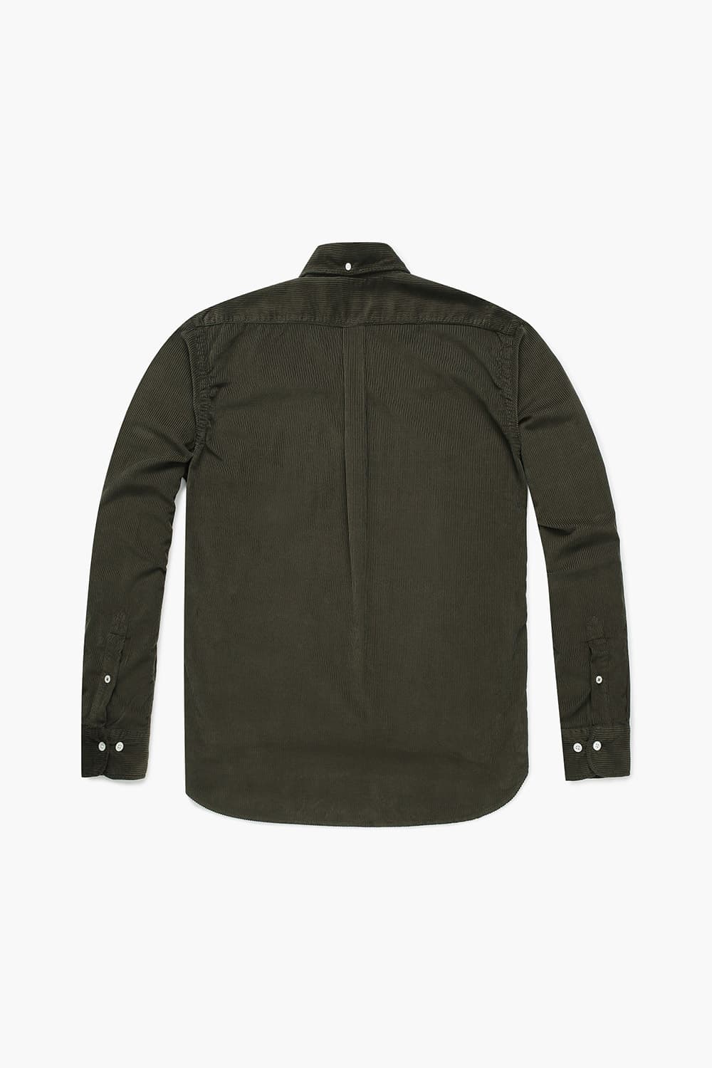 PITT PAT 코튼 버튼 다운 카라 111 다크카키 셔츠