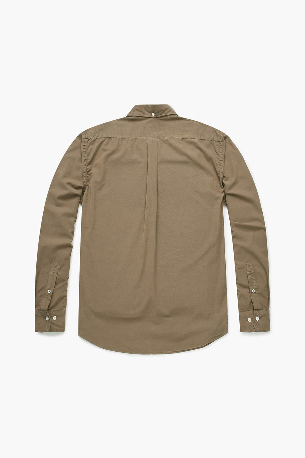 PITT PAT 코튼 버튼 다운 카라 110 브라운 셔츠