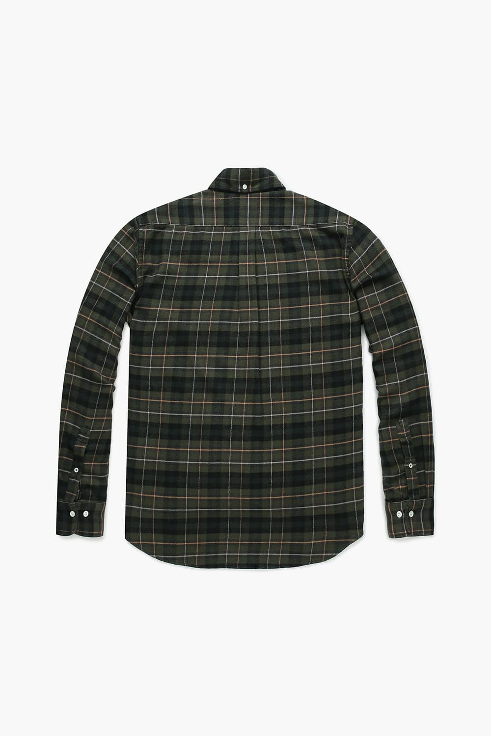 PITT 코튼 버튼 다운 카라 109 다크카키 셔츠