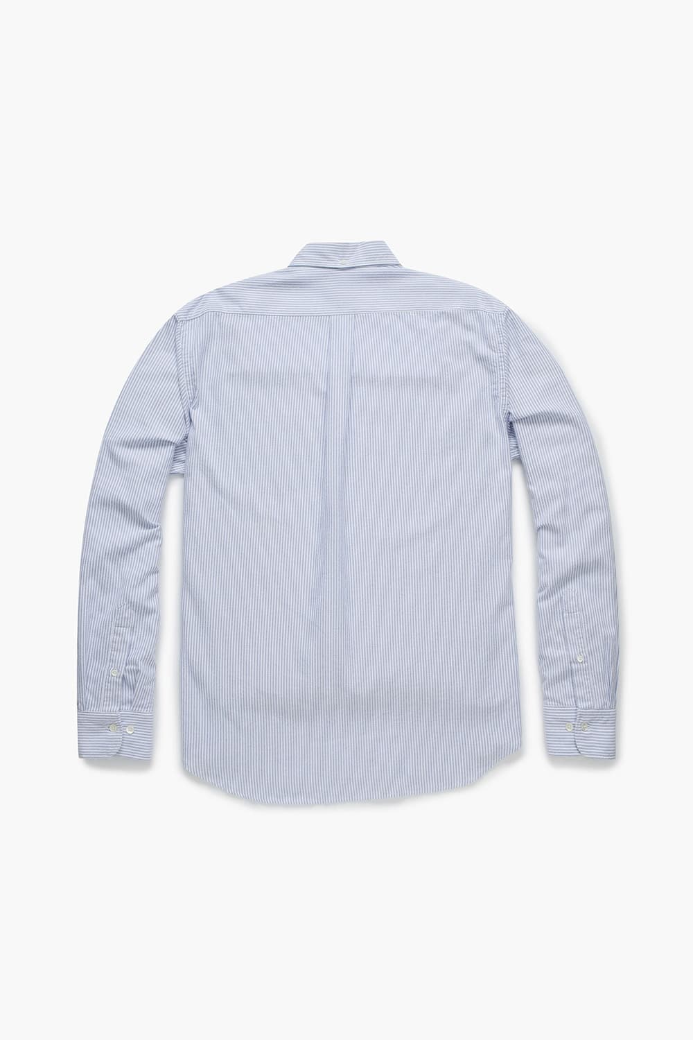 PITT 코튼 스트라이프 버튼 다운 카라 107 라이트블루 셔츠