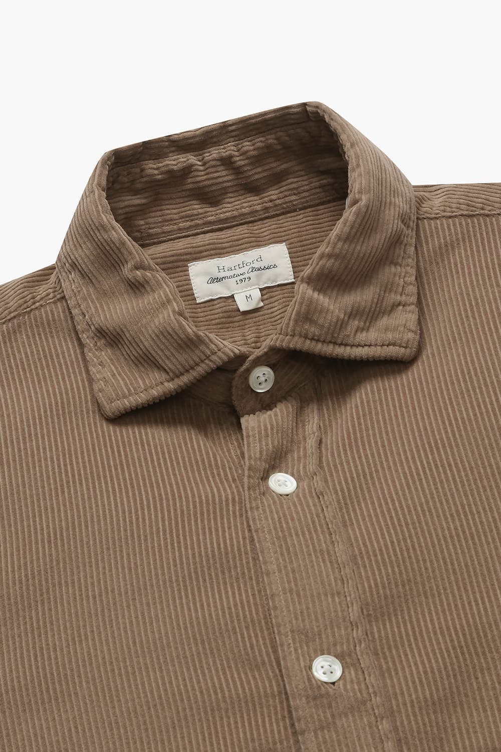 PAUL PAT 코튼 포켓 106 브라운 셔츠