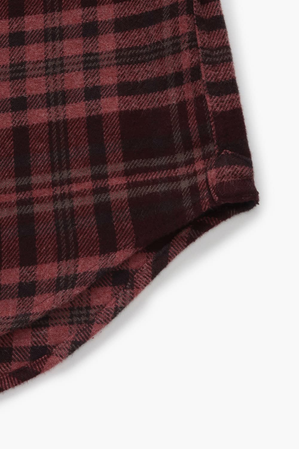 PAUL 코튼 타탄 체크 포켓 105 레드 셔츠