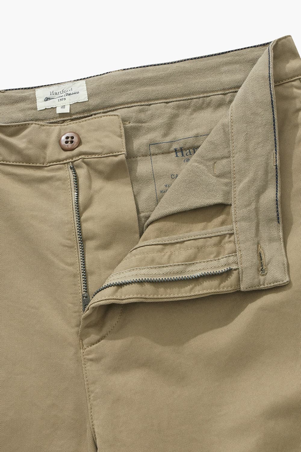 TEX 코튼 테이퍼드 106 베이지 캐주얼 팬츠