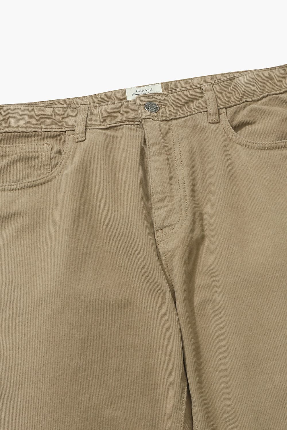 TIM 코튼 세미와이드 103 브라운 캐주얼 팬츠