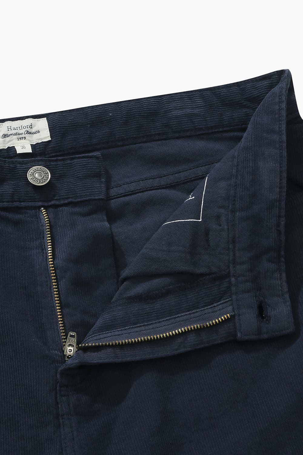 TIM 코튼 세미와이드 103 다크네이비 캐주얼 팬츠