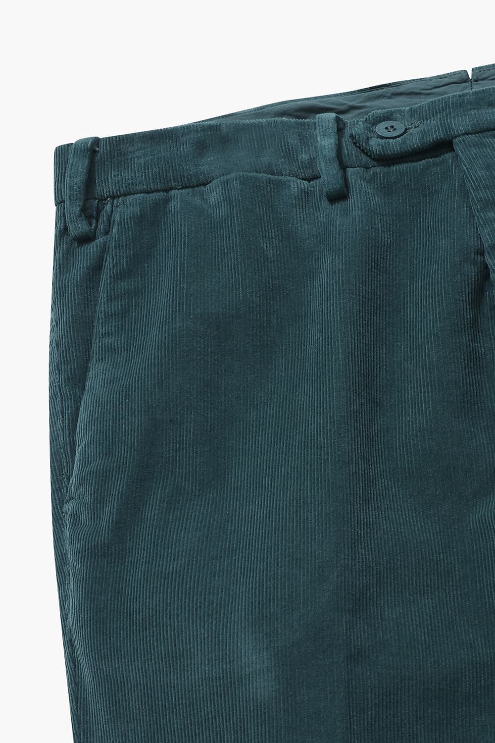 DUCA 코튼 코듀로이 테이퍼드 806 블루그린 팬츠