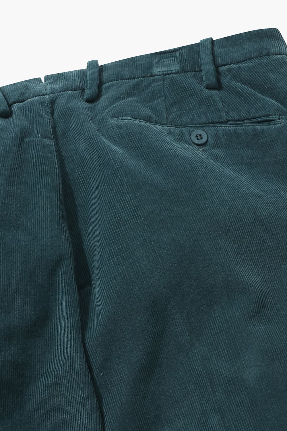 DUCA 코튼 코듀로이 테이퍼드 806 블루그린 팬츠