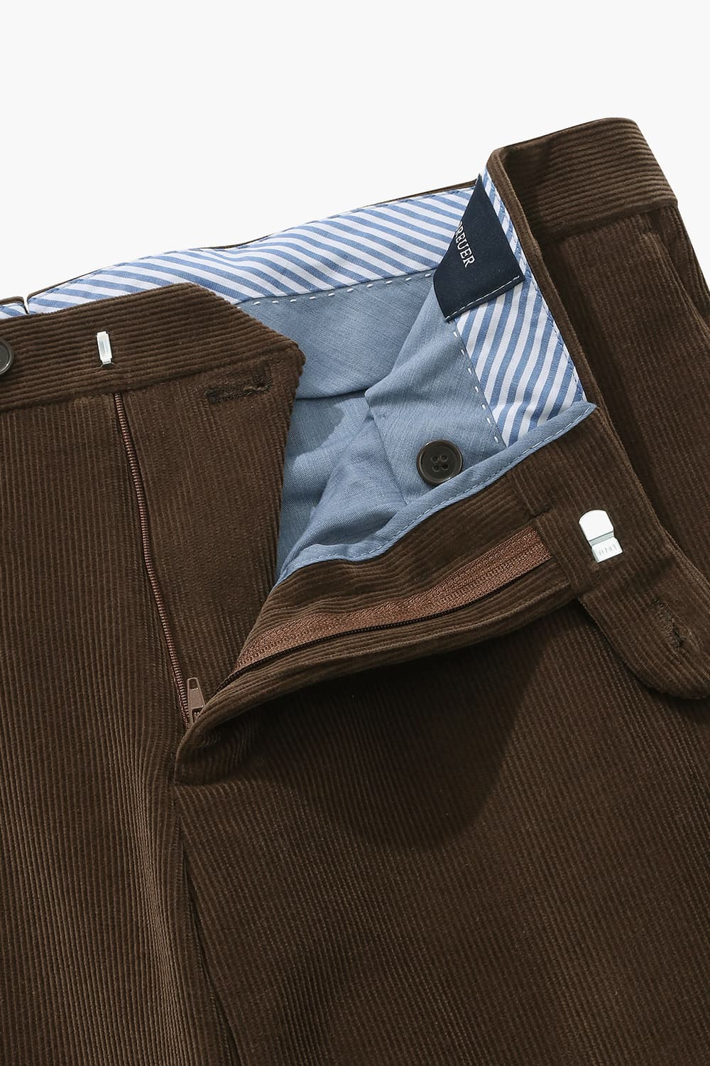 DUCA 코튼 테이퍼드 805 다크브라운 팬츠