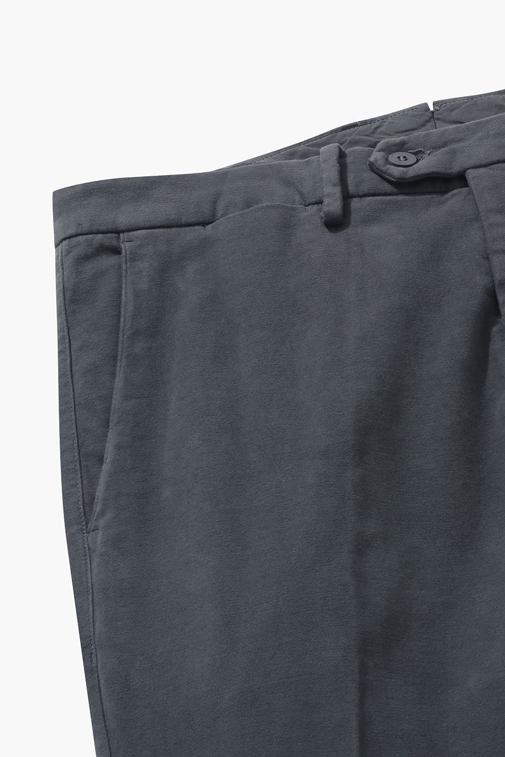 ALBIZZATE 코튼 테이퍼드 804 차콜그레이 팬츠