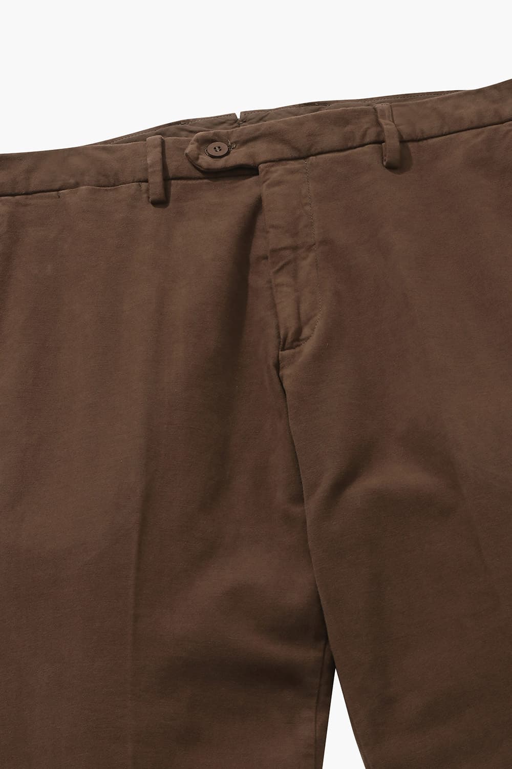 ALBIZZATE 코튼 테이퍼드 804 다크브라운 팬츠