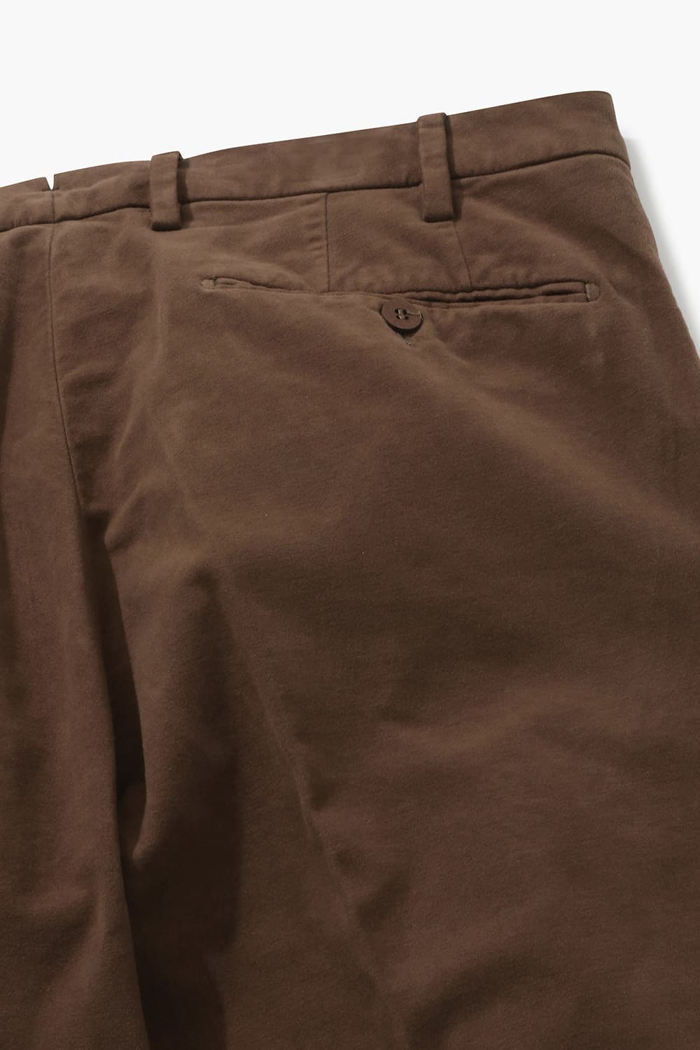 ALBIZZATE 코튼 테이퍼드 804 다크브라운 팬츠