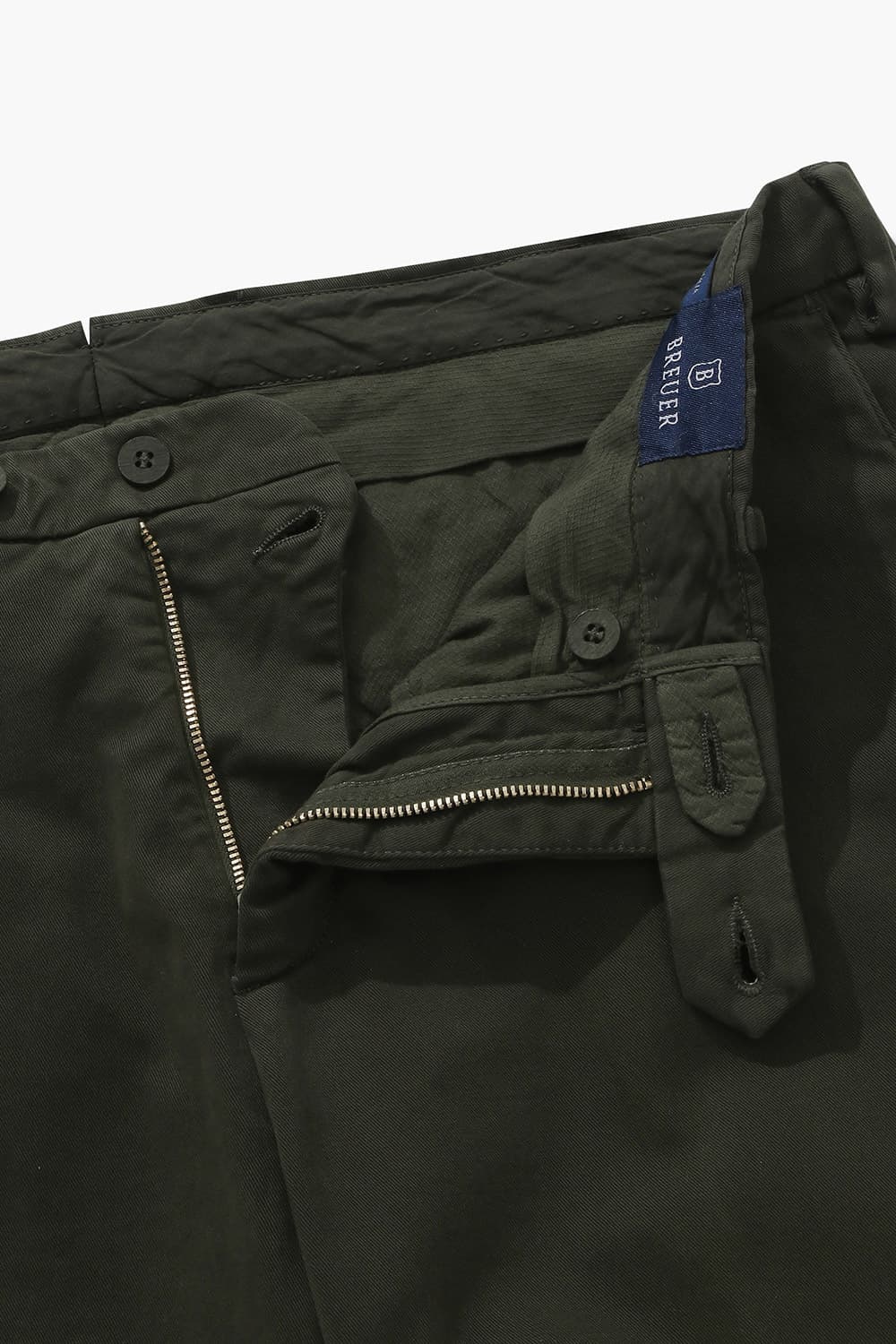 T.B.M. 코튼 테이퍼드 802 다크카키 팬츠