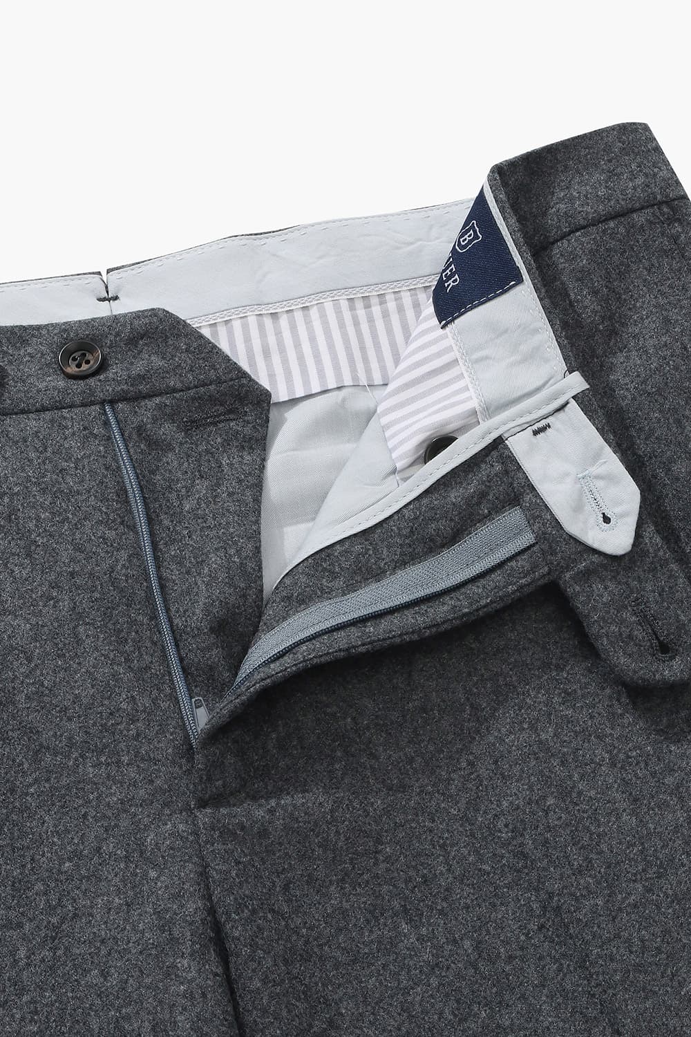 VBC 울 테이퍼드 801 차콜그레이 팬츠
