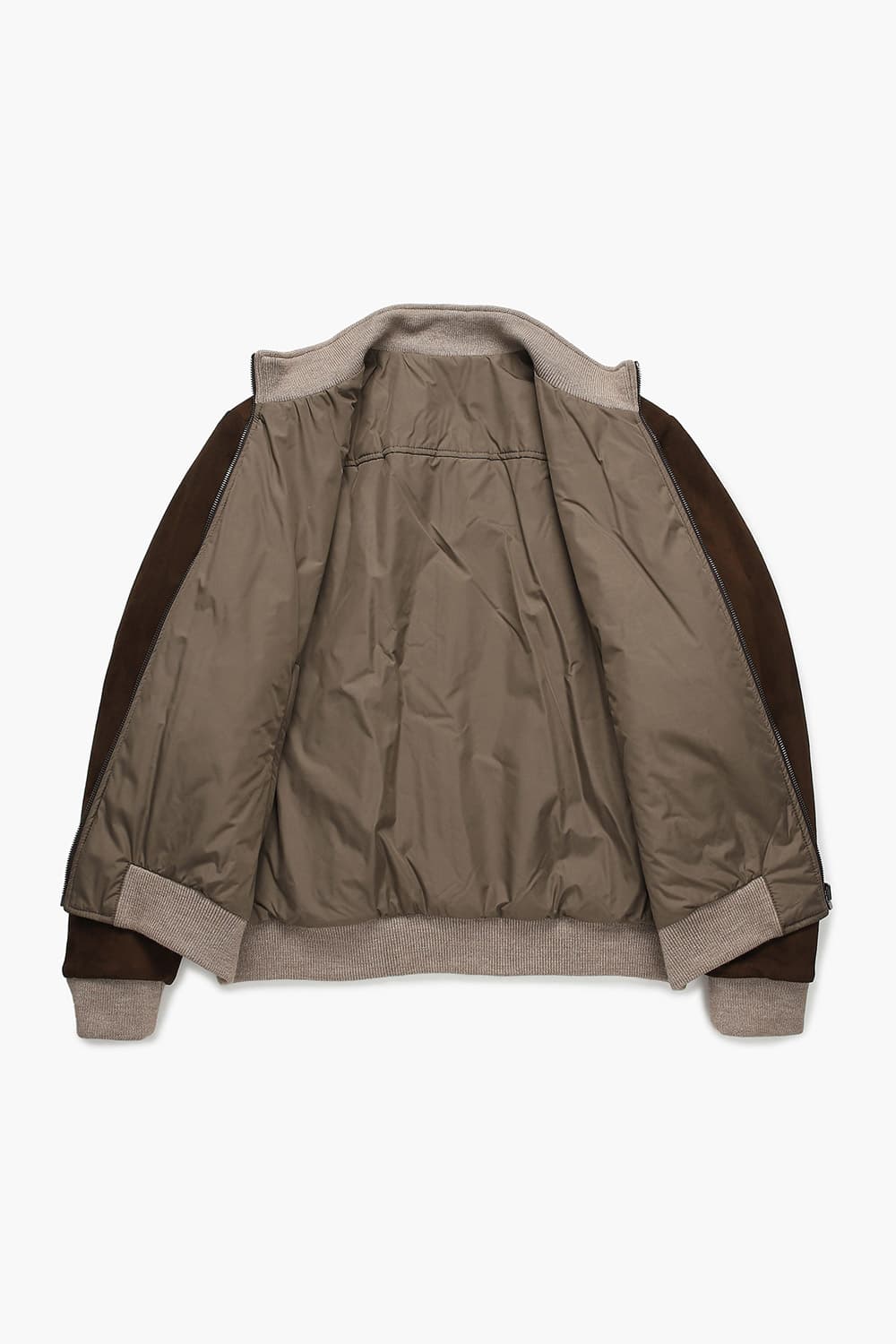 램스킨 스웨이드 블루종 802 다크브라운 점퍼