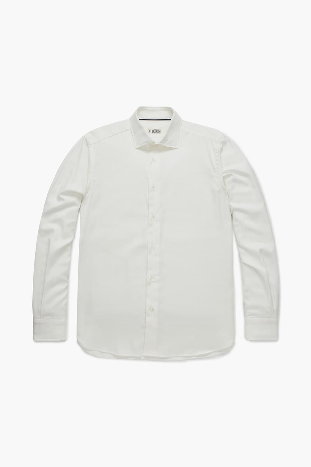 코튼 헤링본 플란넬 306 화이트 셔츠