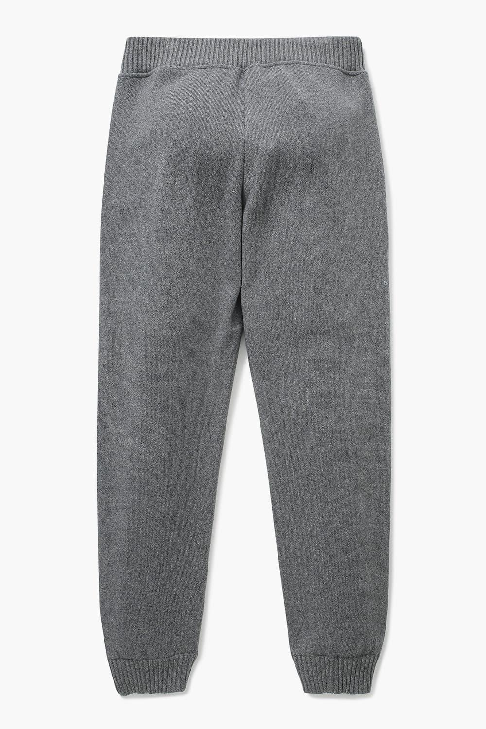 PANTALON 캐시미어 드로우스트링 조거 401 그레이 캐주얼 팬츠