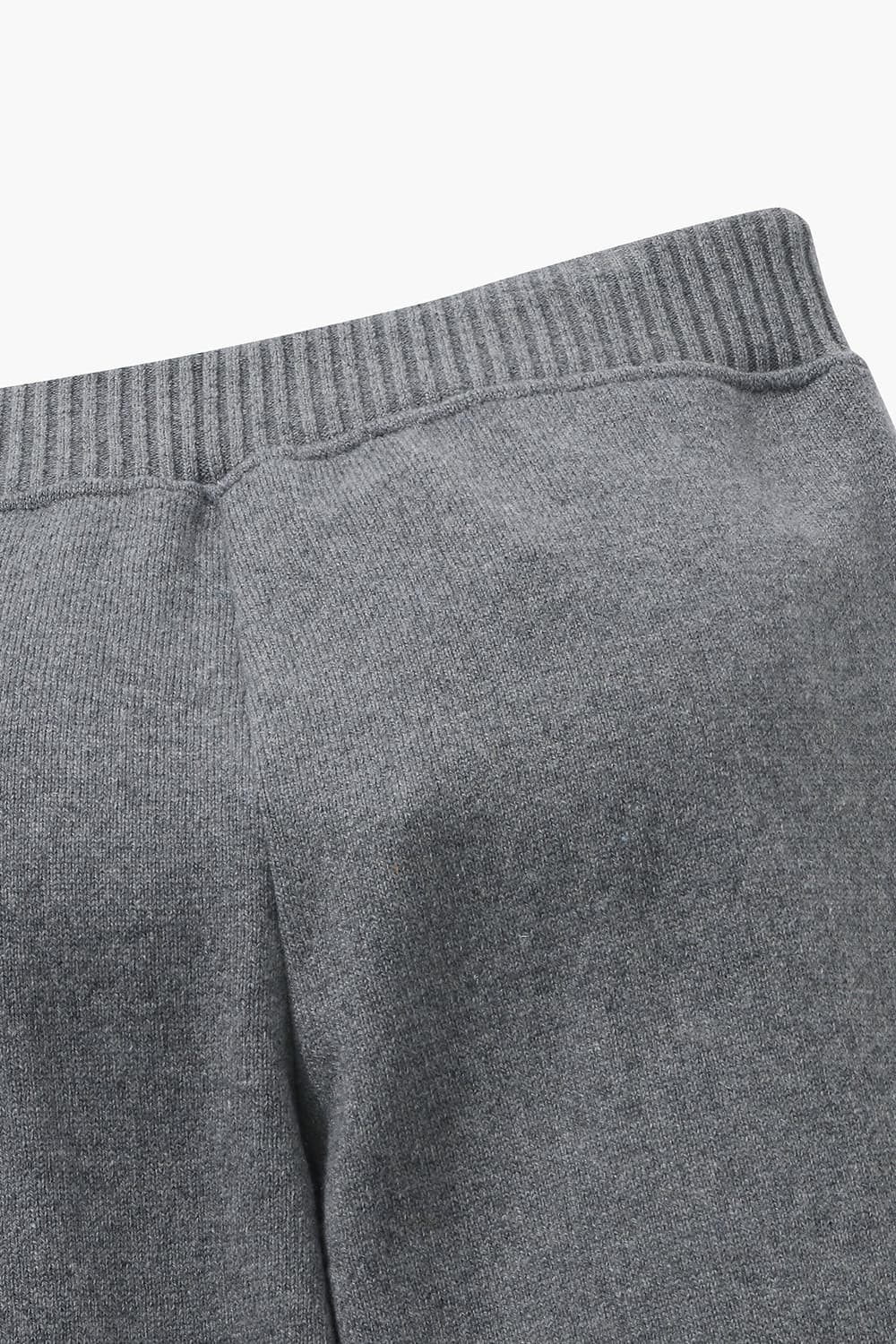 PANTALON 캐시미어 드로우스트링 조거 401 그레이 캐주얼 팬츠