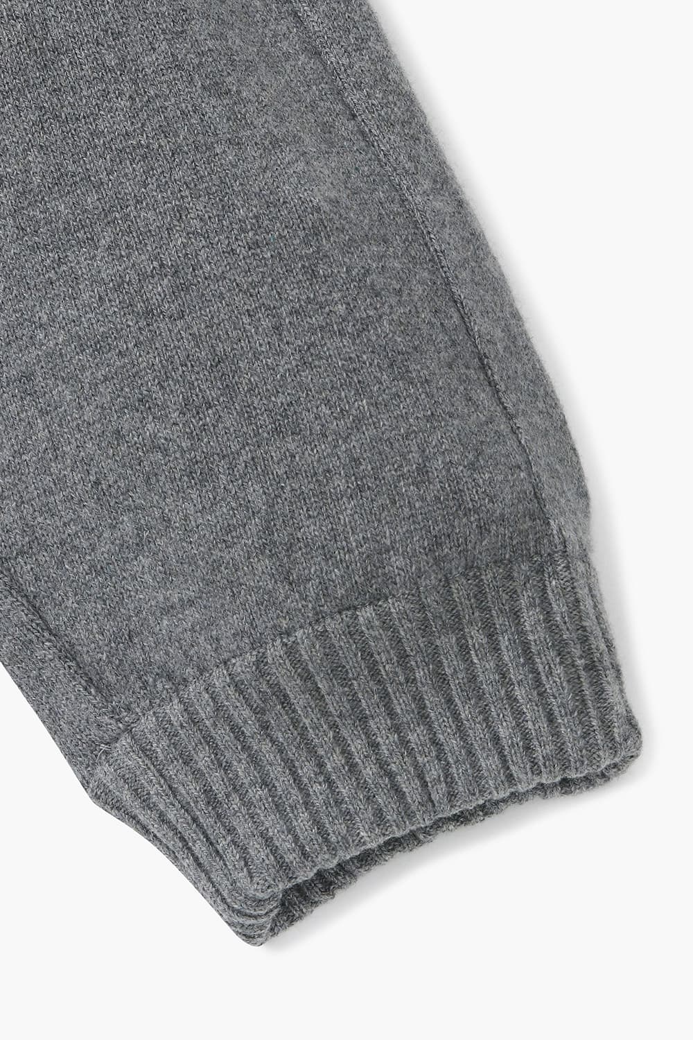 PANTALON 캐시미어 드로우스트링 조거 401 그레이 캐주얼 팬츠