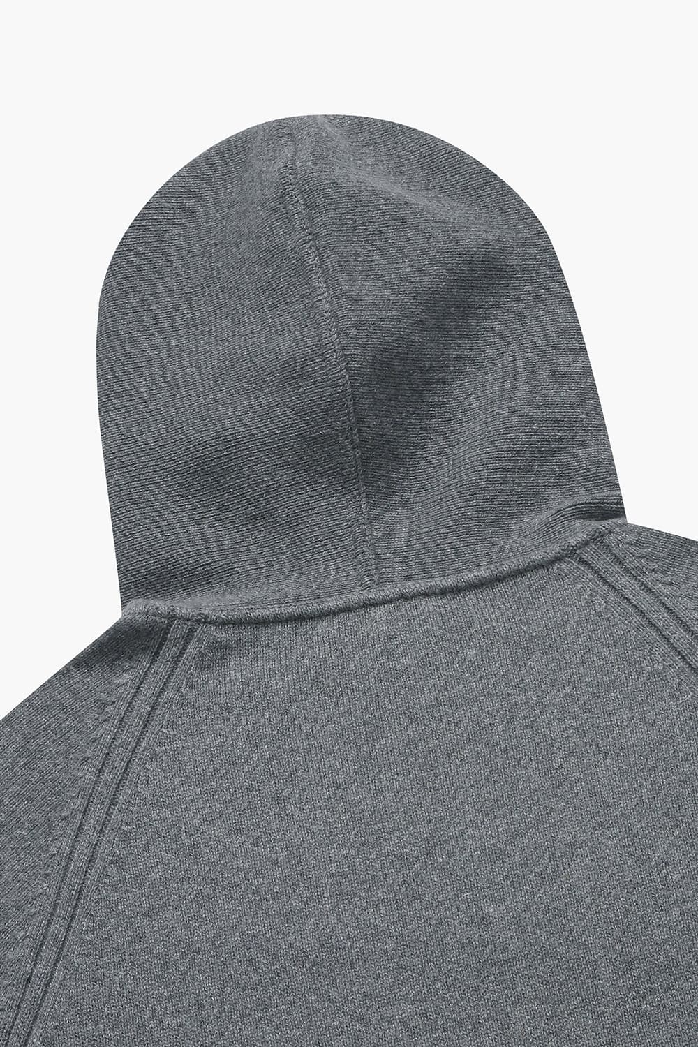 CAPUCHE 울 후드 401 다크그레이 긴소매 니트