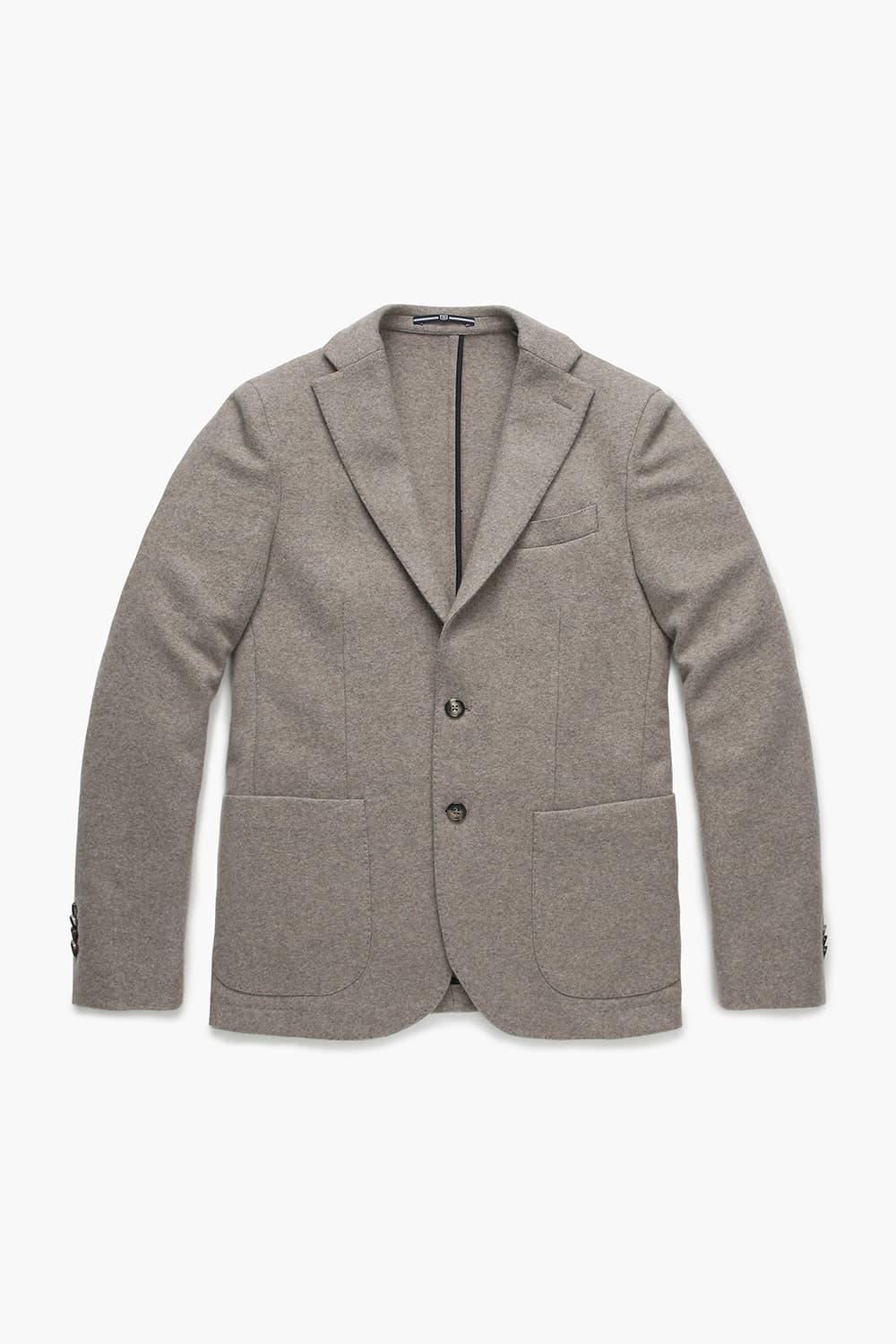 SALENTO 캐시미어 201 라이트브라운 테일러드 자켓