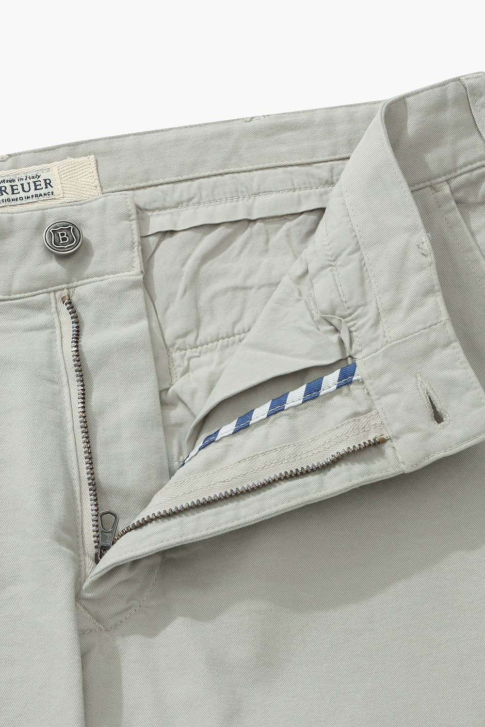 IVY 코튼 스트레이트 301 라이트그레이 캐주얼 팬츠