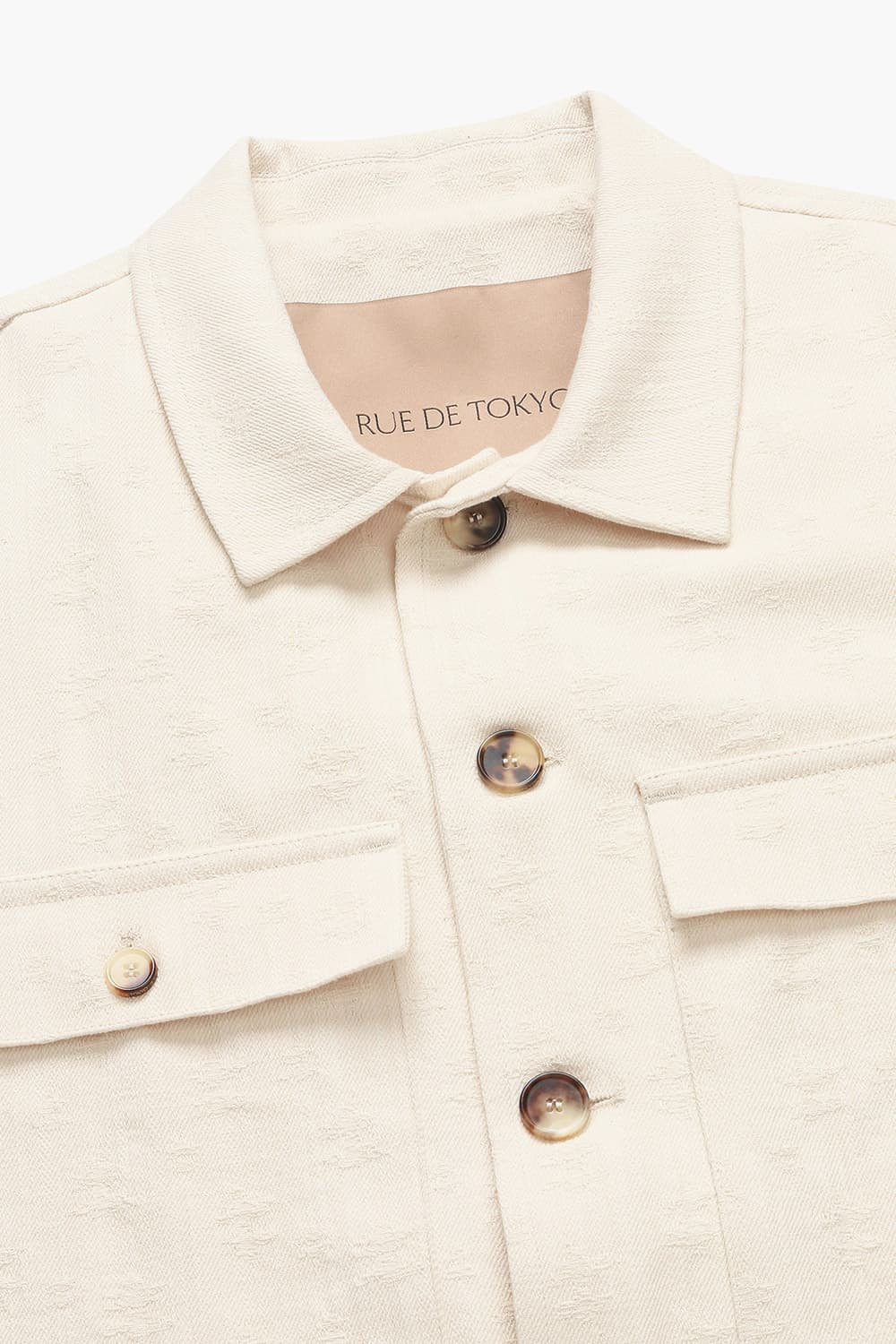 CLAS 코튼 투 포켓 셔츠형 102 아이보리 캐주얼 자켓