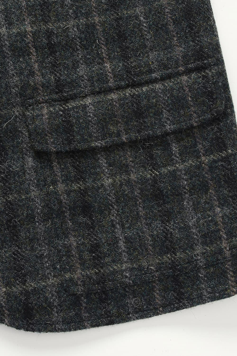 GEOGRAPHY 울 건클럽 체크 101 차콜그레이 테일러드 자켓