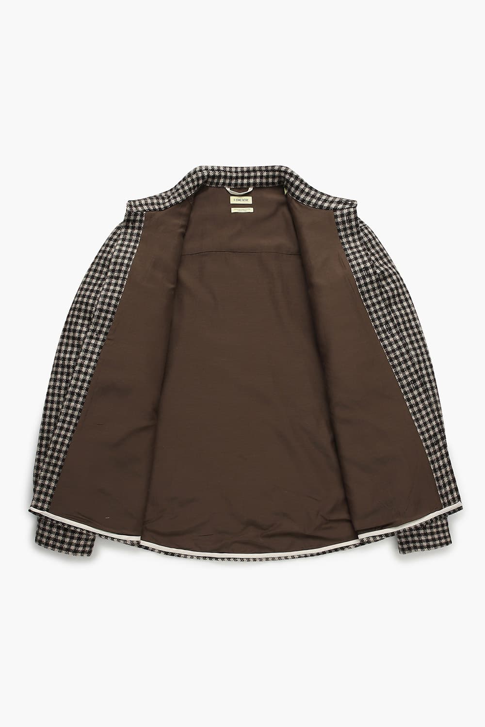 울 오버핏 셔츠형 101 다크브라운 캐주얼 자켓