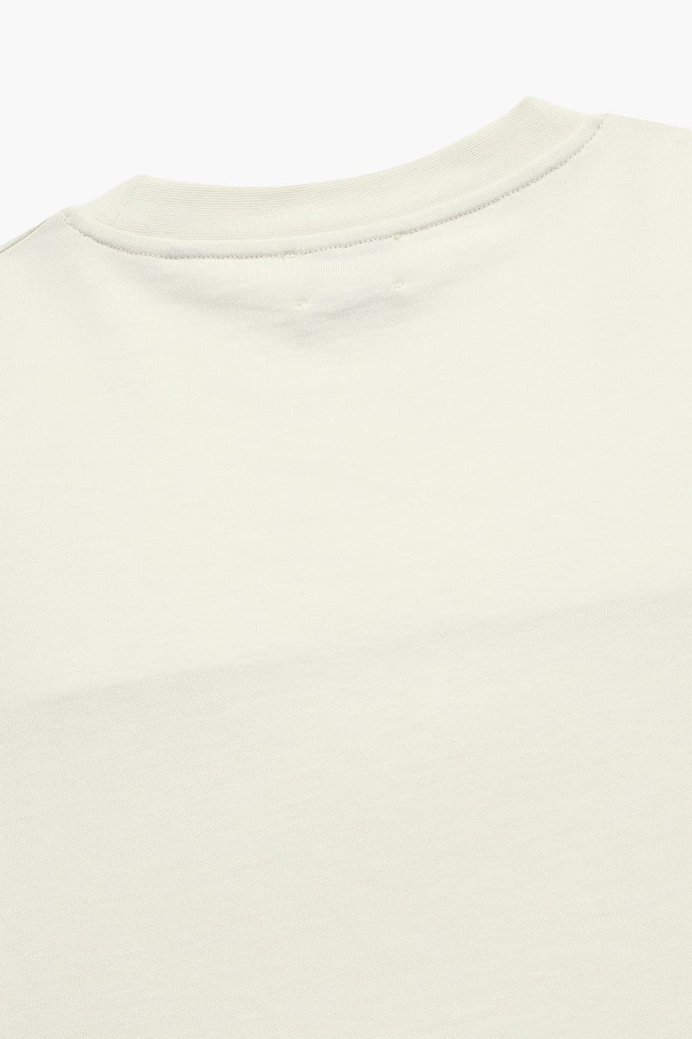 코튼 프린트 오버사이즈 101 아이보리 반소매 티셔츠