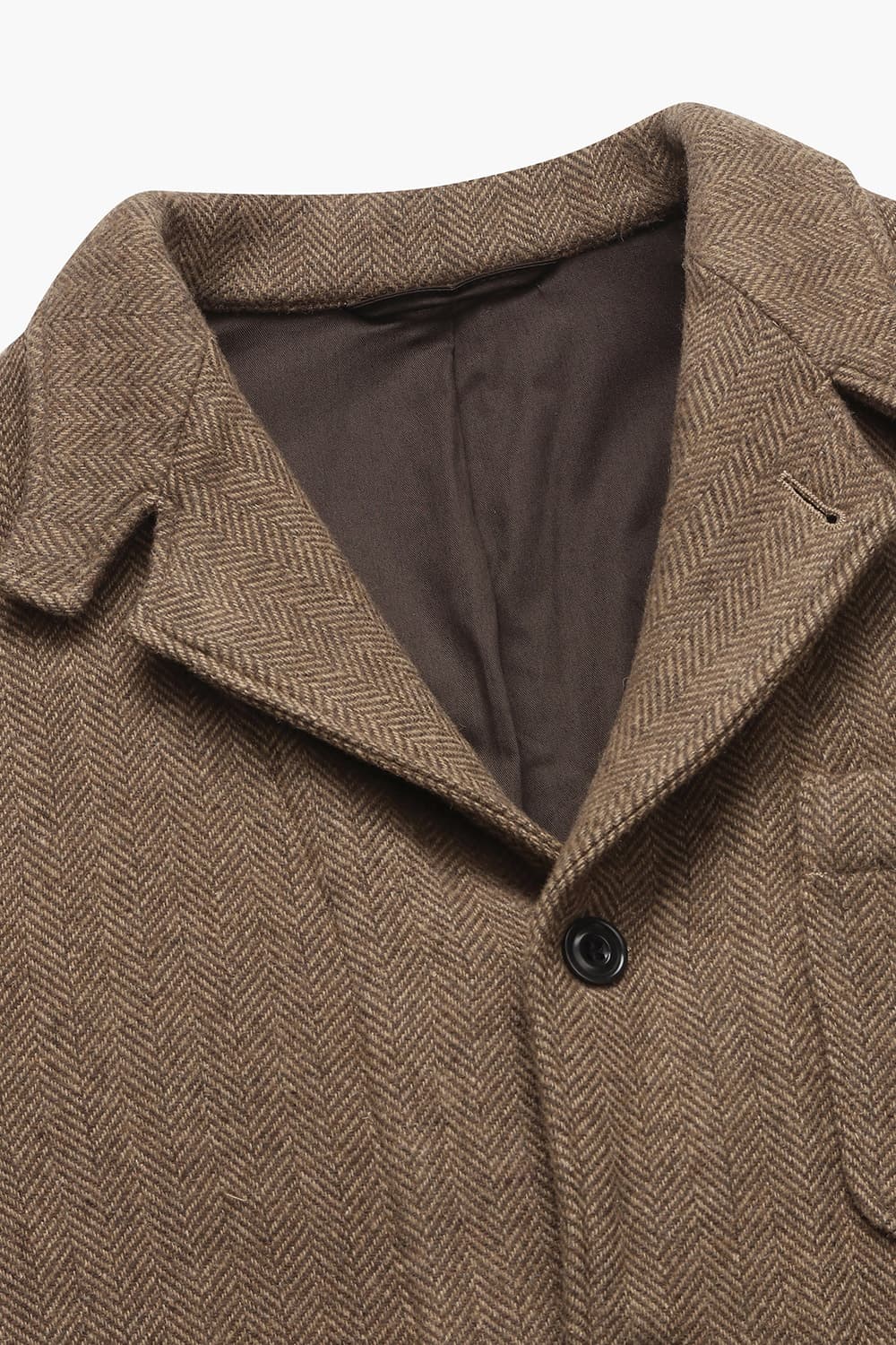 JERALD 울 혼방 테일러드 103 브라운 캐주얼 자켓