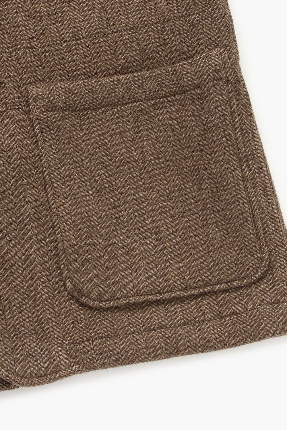 JERALD 울 혼방 테일러드 103 브라운 캐주얼 자켓