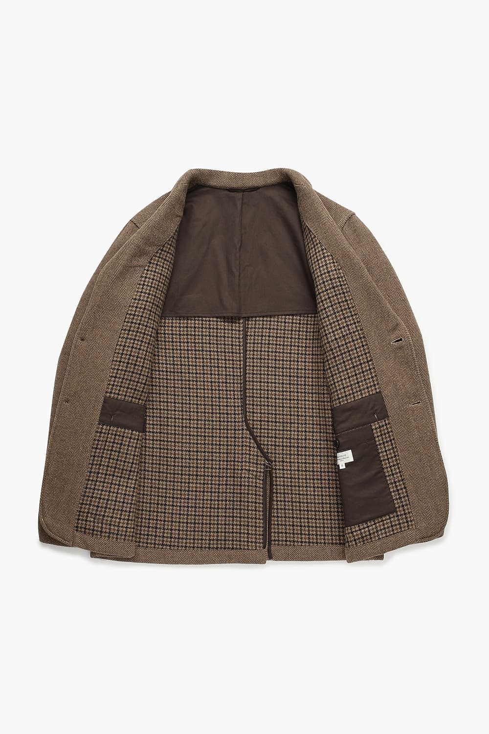 JERALD 울 혼방 테일러드 103 브라운 캐주얼 자켓