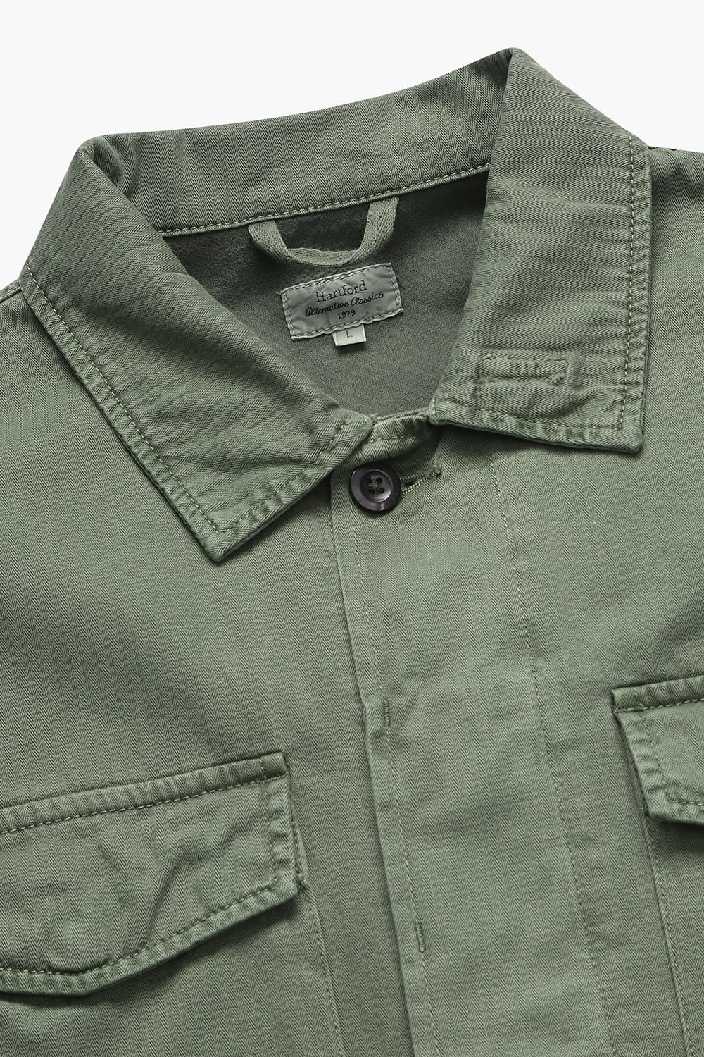 JARED 코튼 워크웨어 111 카키 캐주얼 자켓