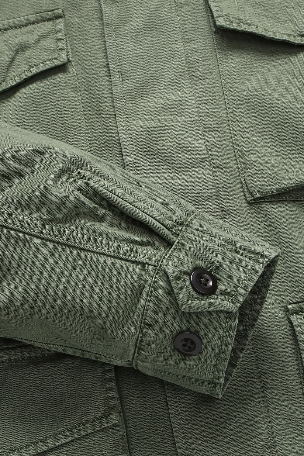 JARED 코튼 워크웨어 111 카키 캐주얼 자켓