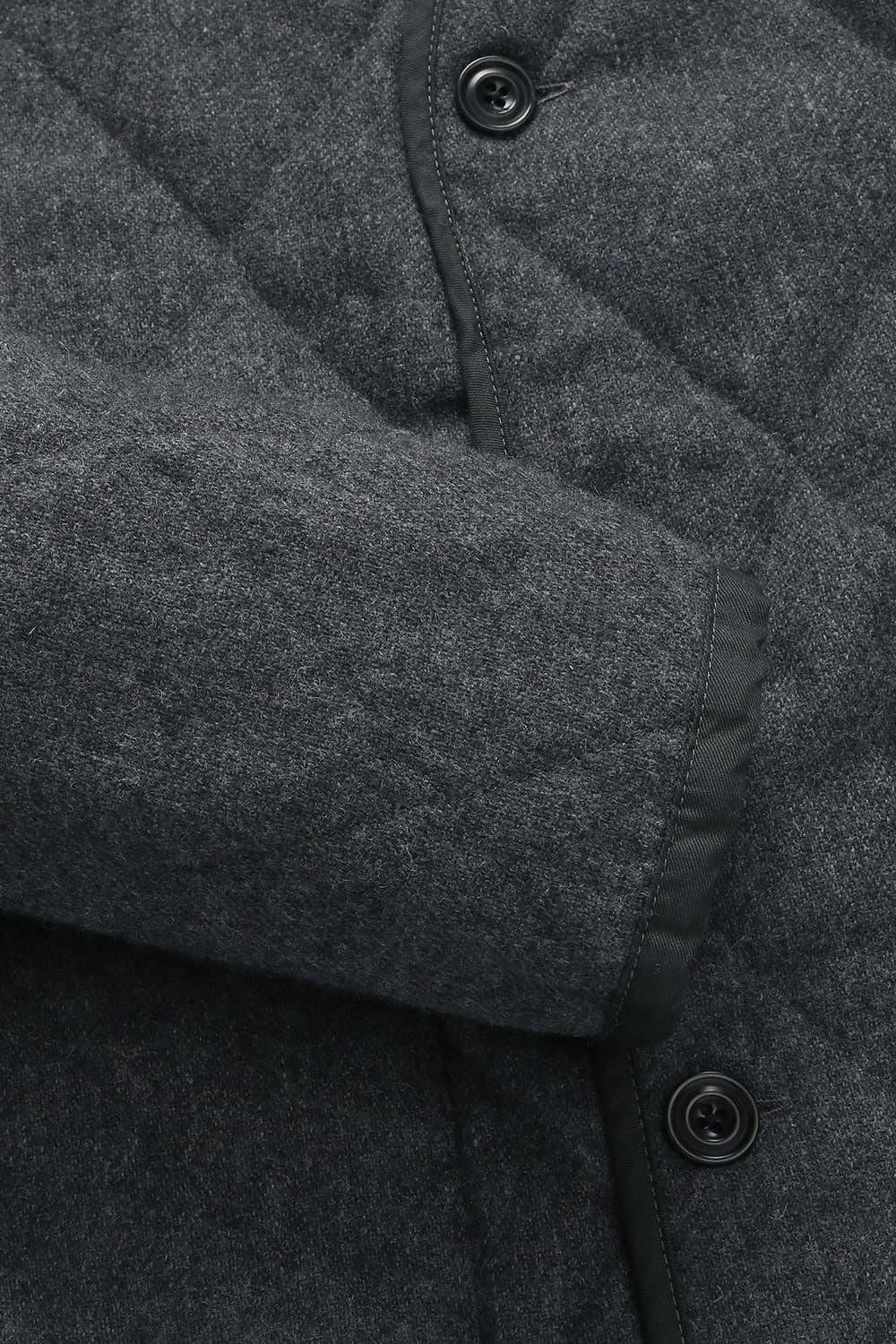 CHUCK 울 혼방 경량 114 차콜그레이 다운 점퍼