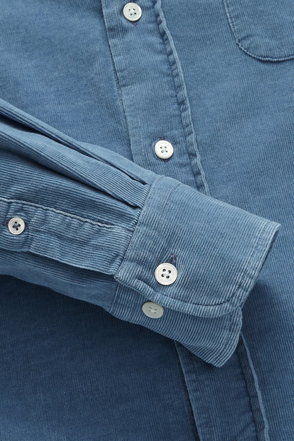 PITT 코튼 버튼 다운 카라 108 블루 셔츠