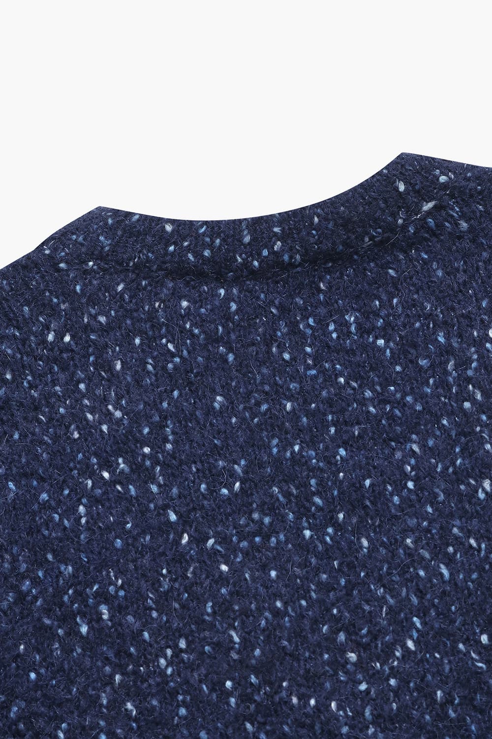 KONRAD 알파카 혼방 브이넥 102 다크네이비 가디건