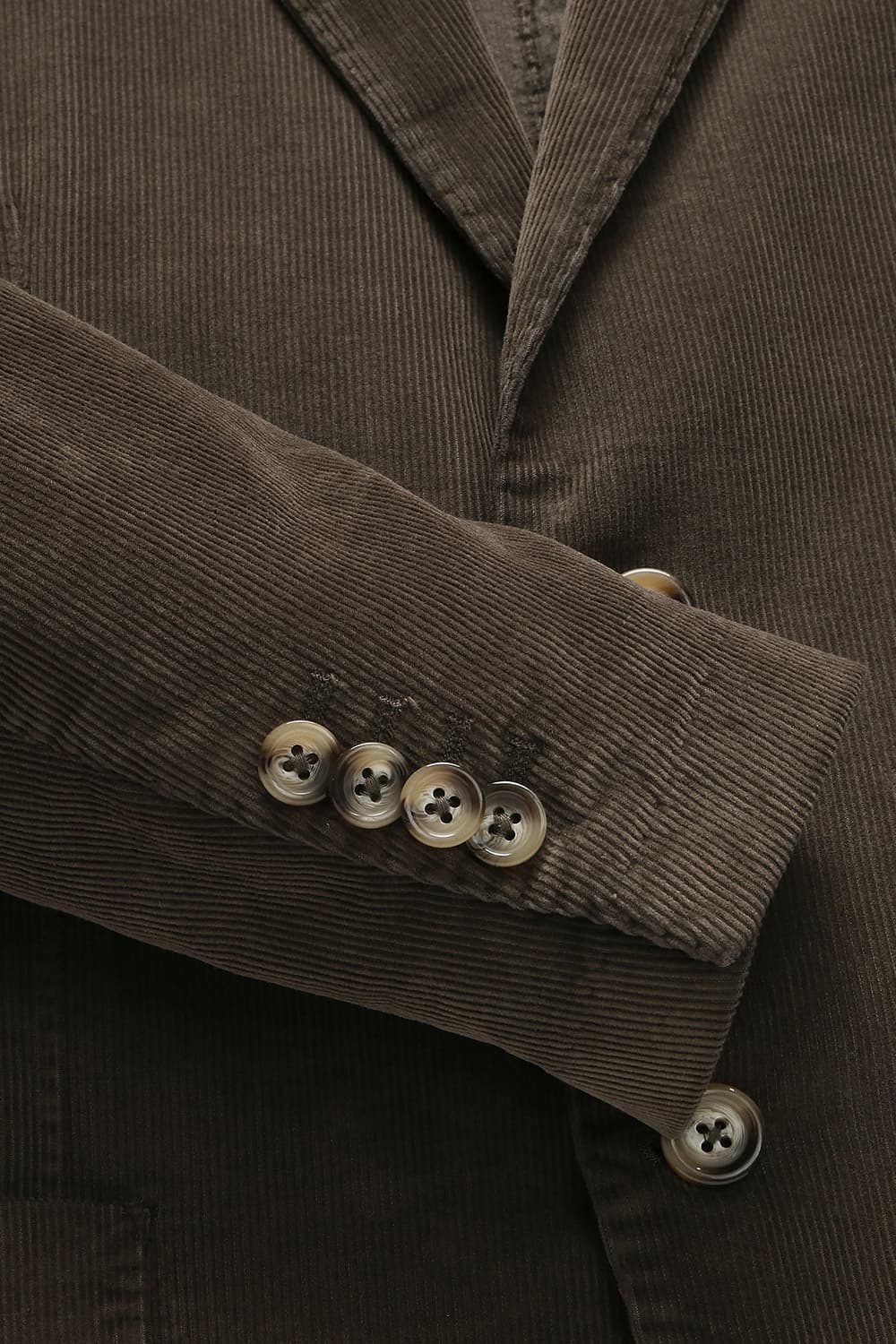 면 혼방 셰비 102 다크브라운 테일러드 자켓