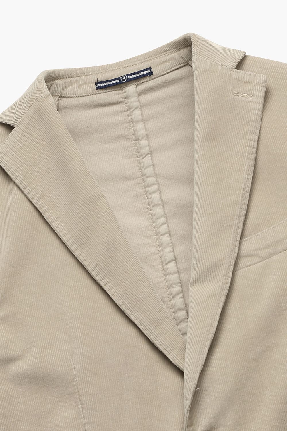 면 혼방 셰비 102 베이지 테일러드 자켓