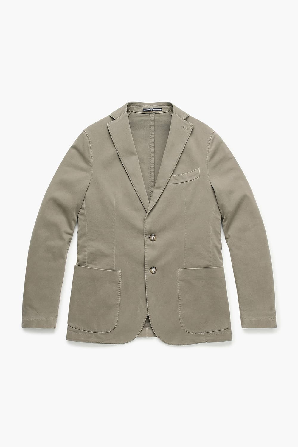 면 혼방 셰비 101 라이트브라운 테일러드 자켓