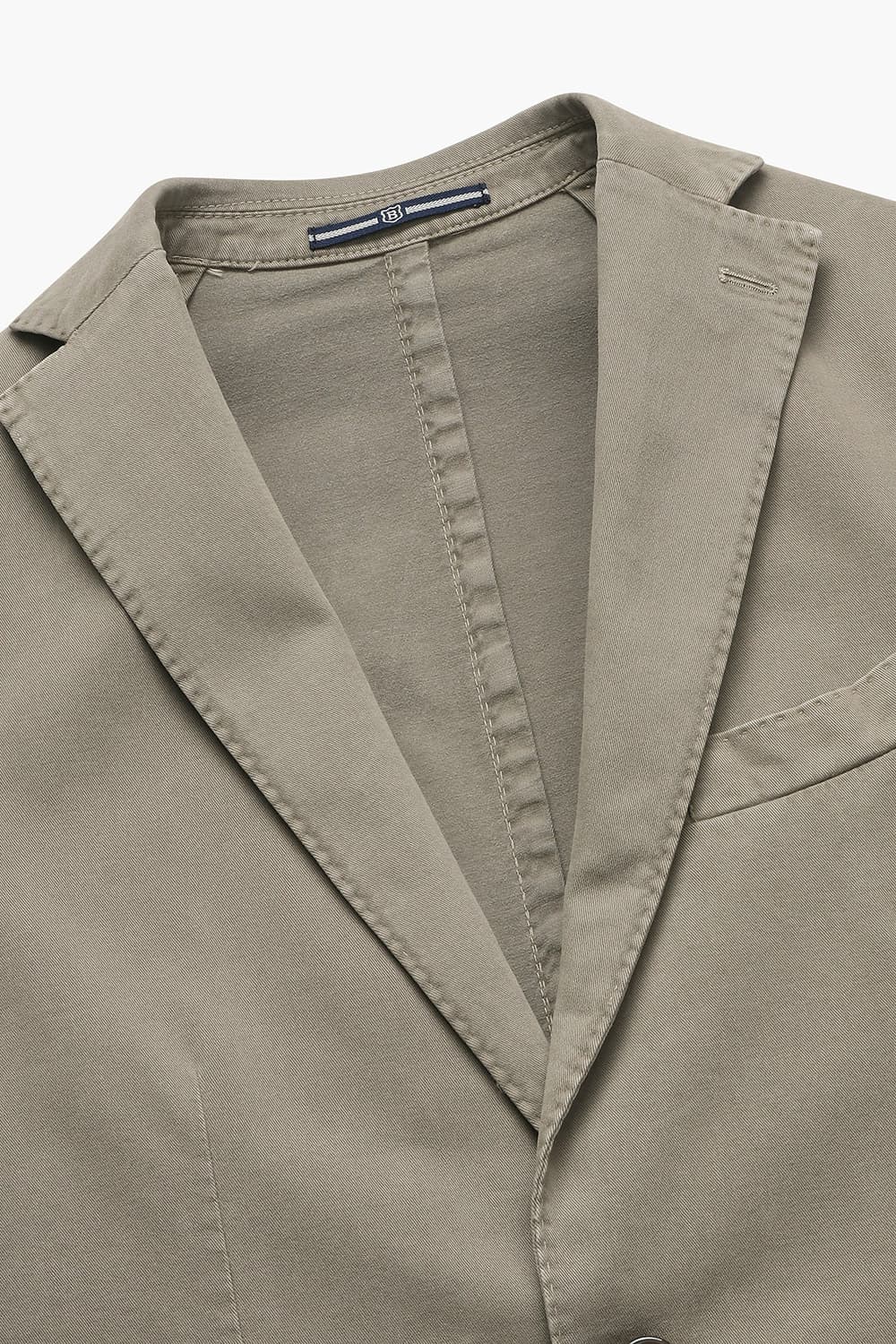 면 혼방 셰비 101 라이트브라운 테일러드 자켓