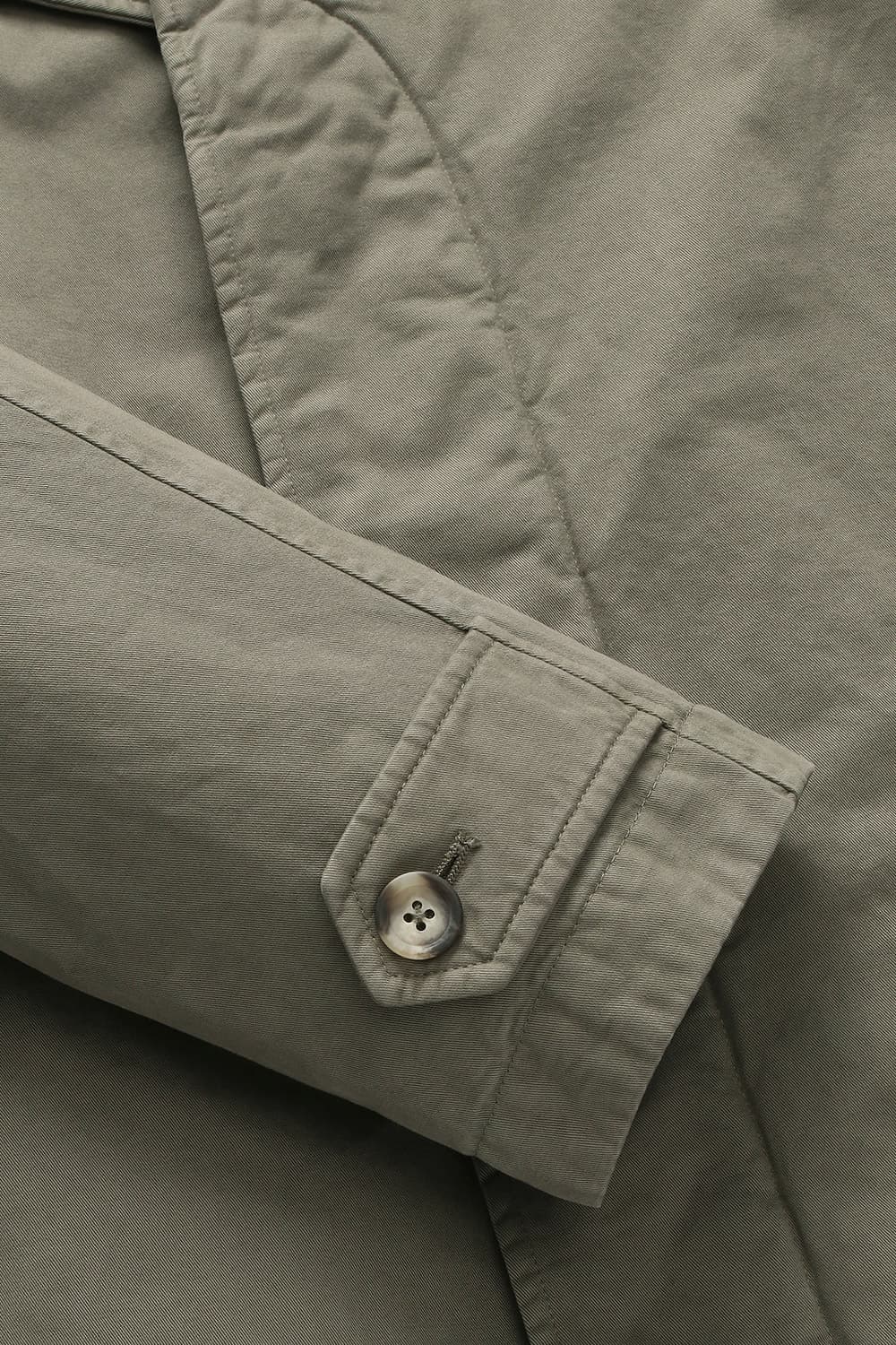 BORART 코튼 다운 안감 103 라이트카키 트렌치 코트