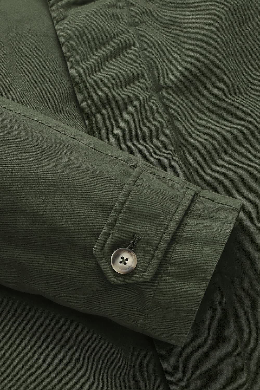 BORART 코튼 다운 안감 103 카키 트렌치 코트