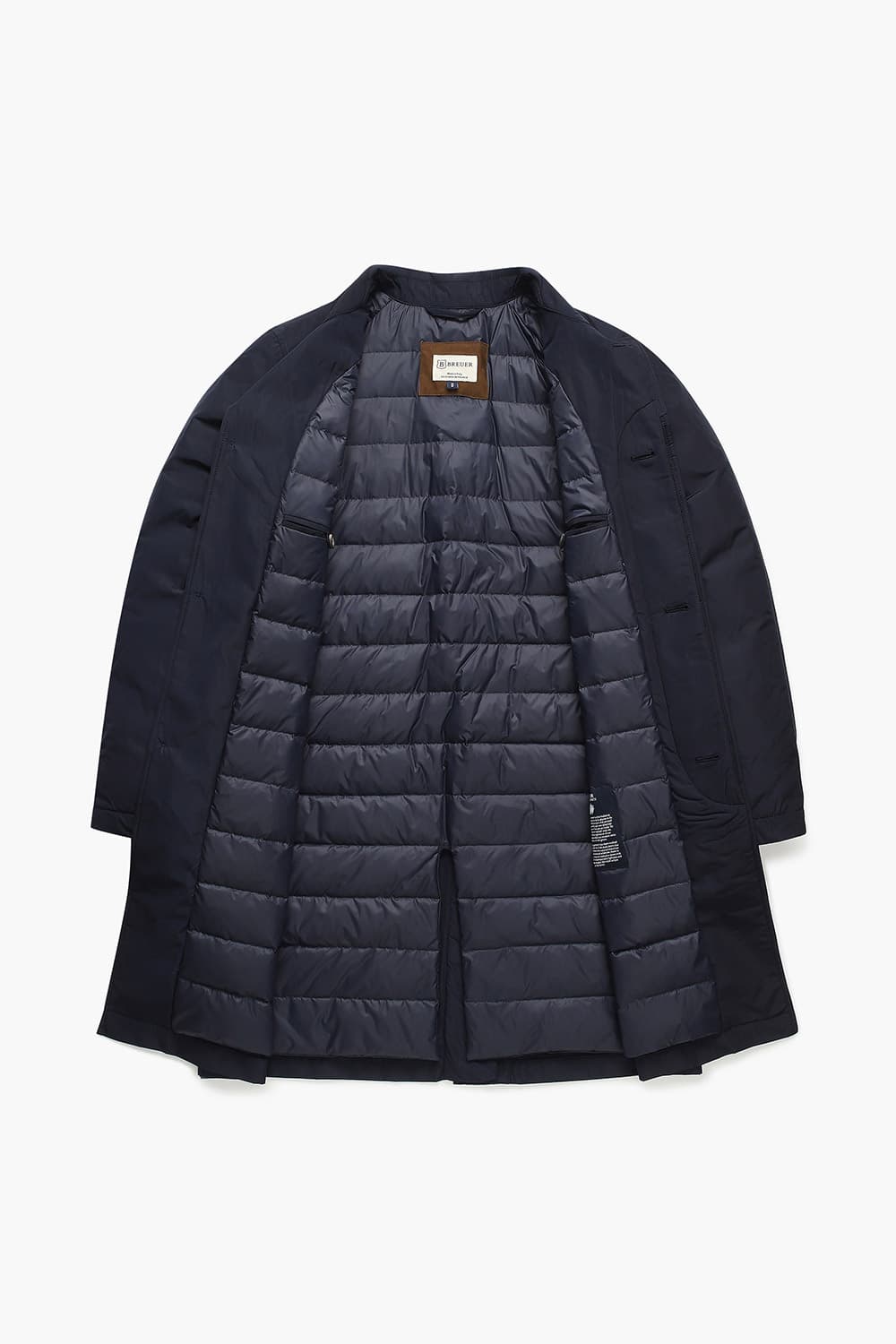 BORART 구스 다운 롱 102 다크네이비 다운 점퍼