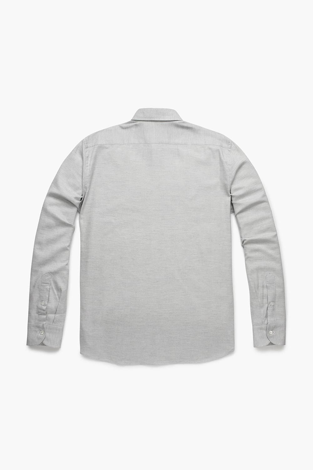 면 혼방 헤링본 플란넬 306 라이트그레이 셔츠