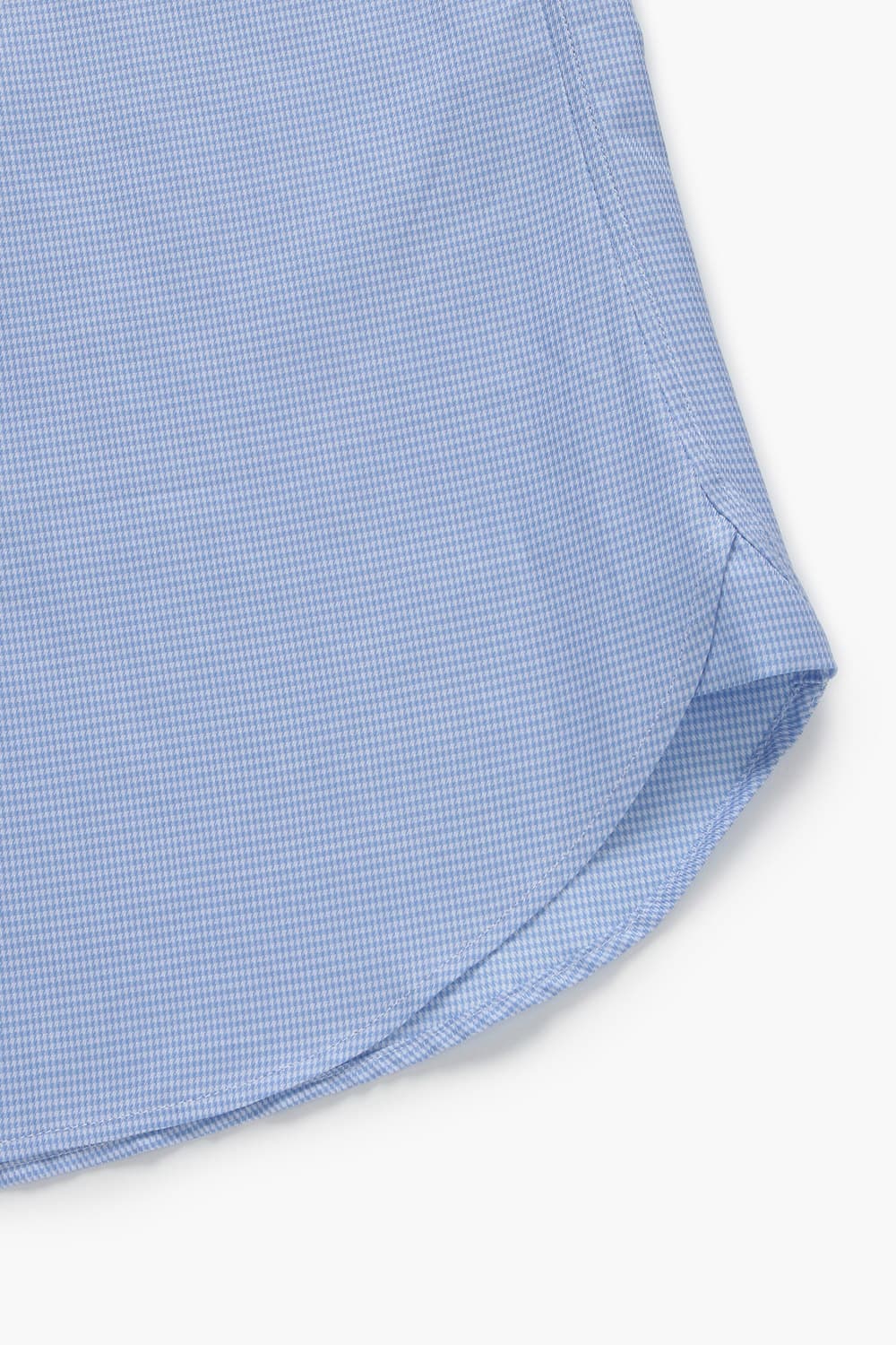 코튼 마이크로 하운드투스 303 블루 셔츠