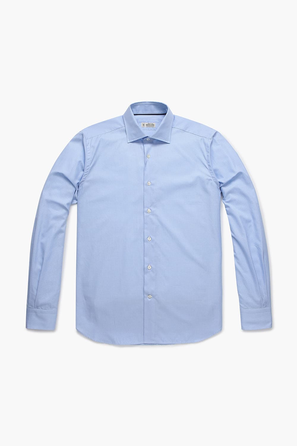 WINDOW 코튼 베이직 302 블루 셔츠