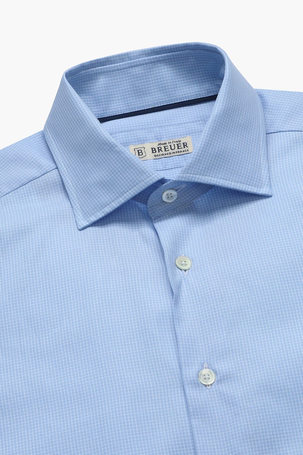 WINDOW 코튼 베이직 302 블루 셔츠