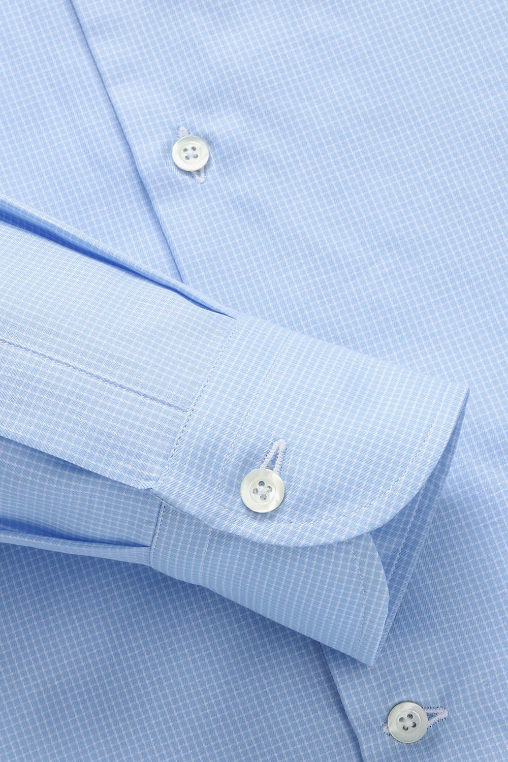 WINDOW 코튼 베이직 302 블루 셔츠