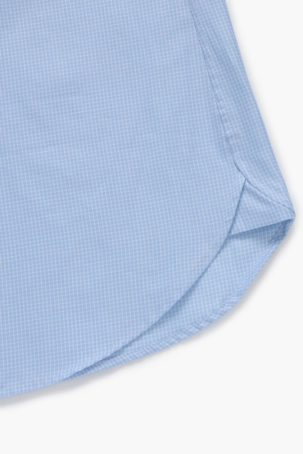 WINDOW 코튼 베이직 302 블루 셔츠